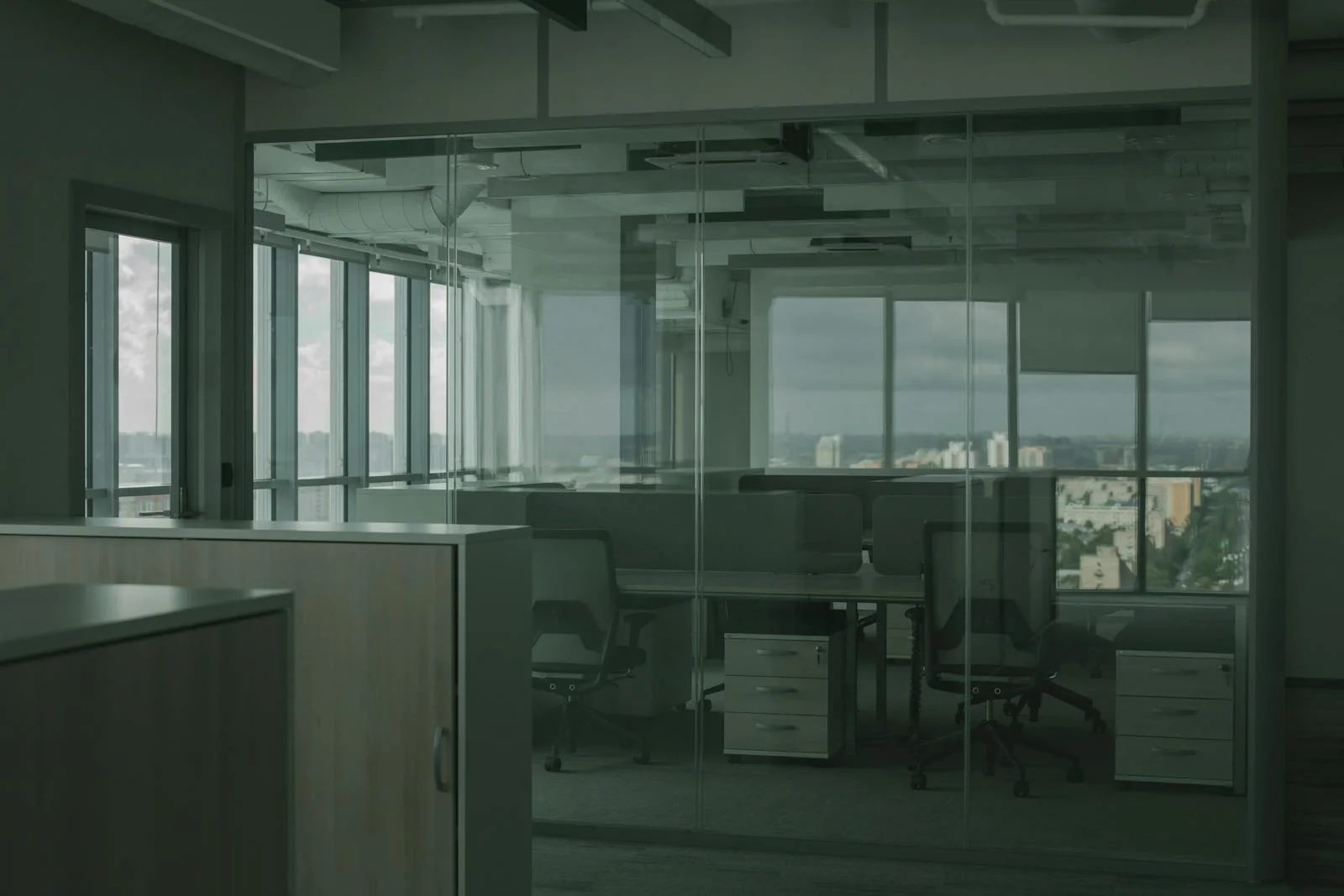 Modern office floor plate